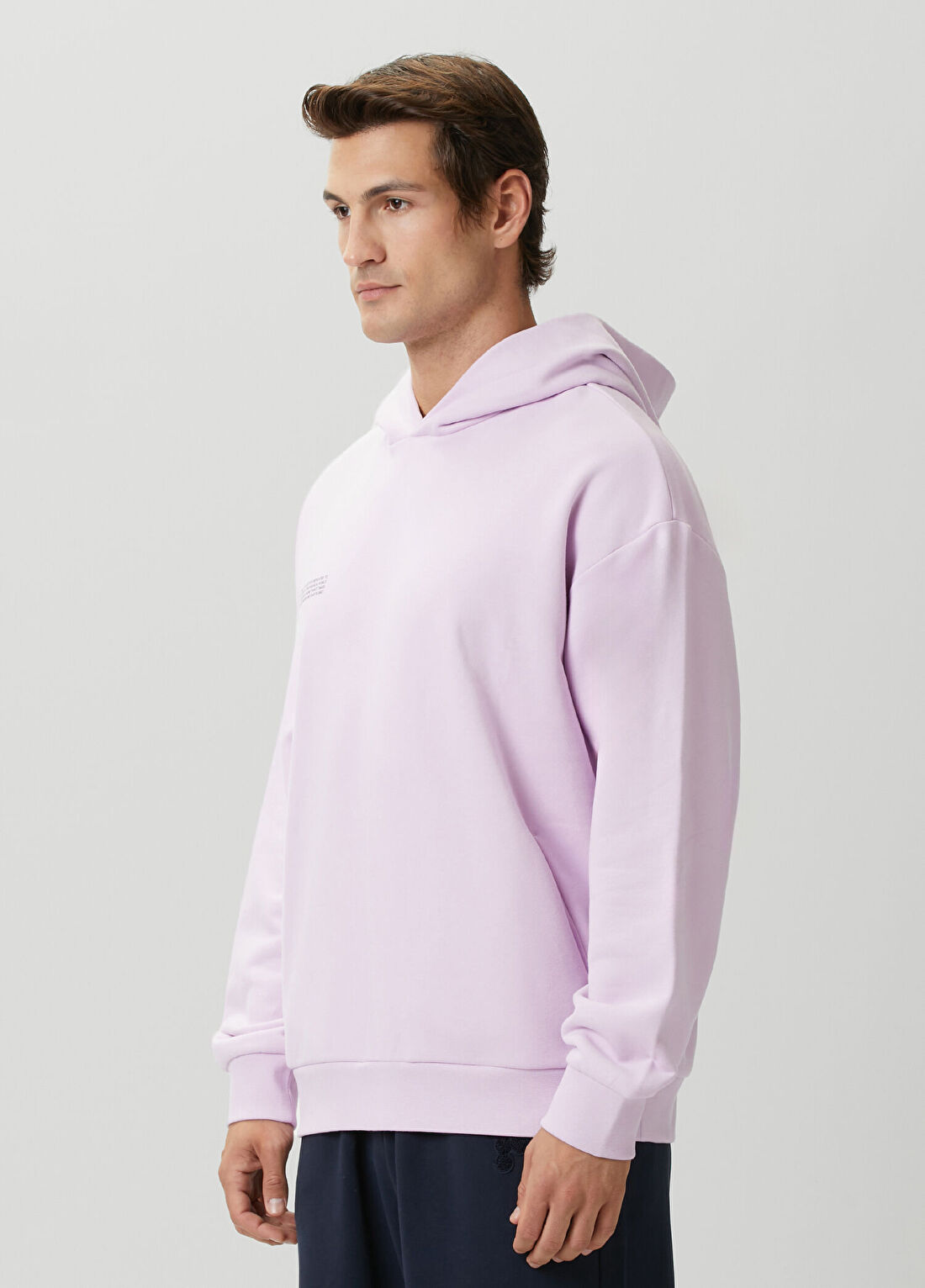 Pangaia 366 Midweight Lila Sweatshirt görsel 3