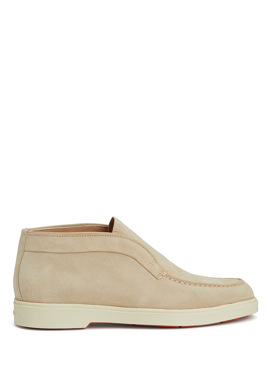 Santoni Açık Bej Kadın Deri Loafer