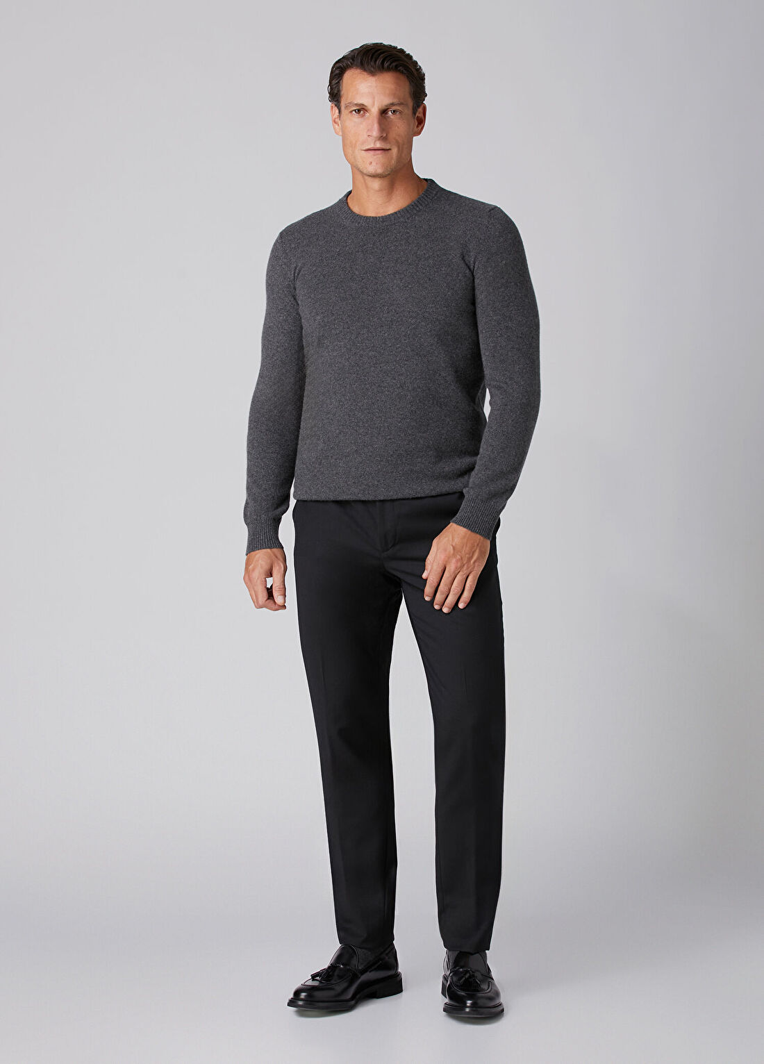 Beymen Collection Antrasit Kaşmir Triko görsel 3