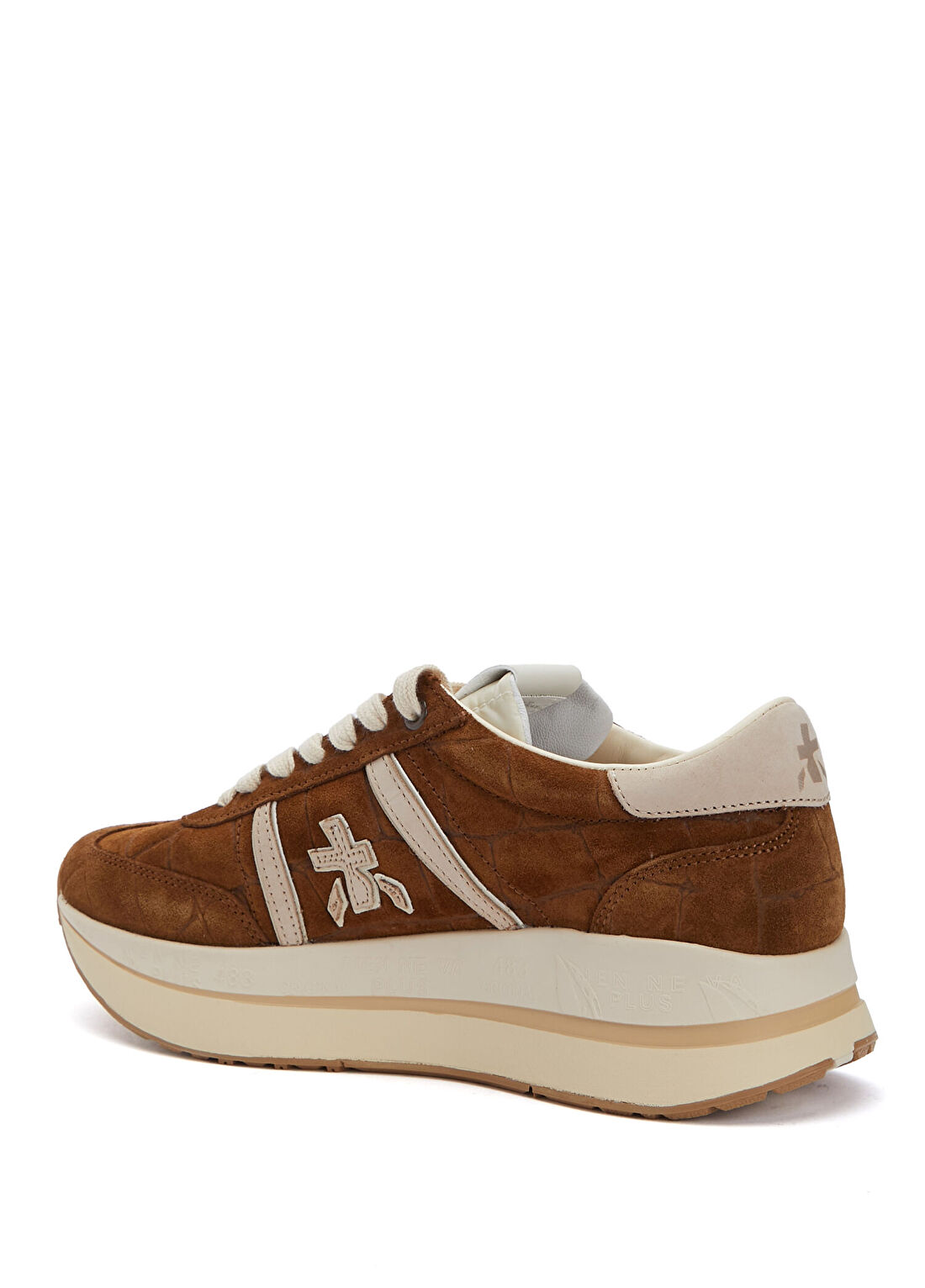 Premiata Bethcoin Taba Kadın Deri Sneaker görsel 3