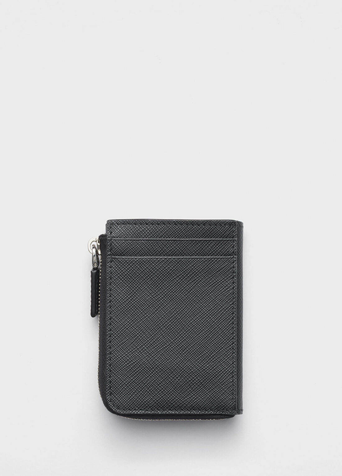 Prada Siyah Saffiano Deri Erkek Kartlık görsel 3