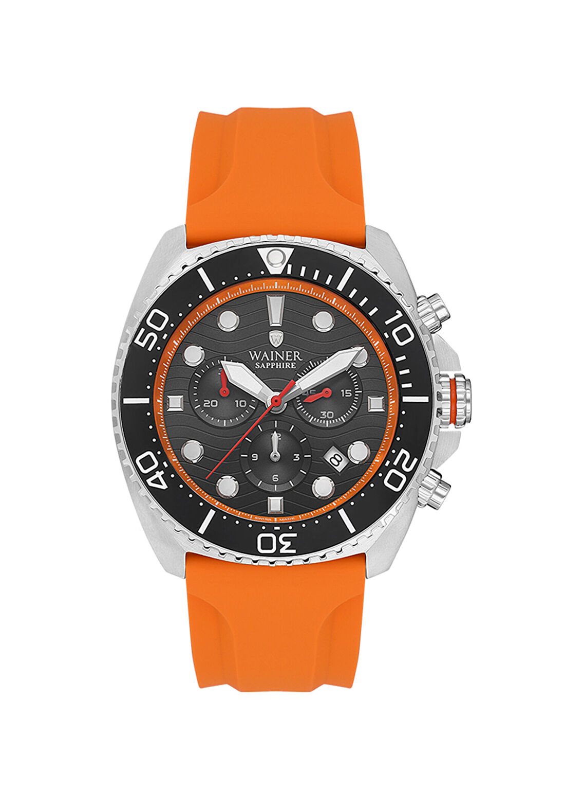 Wainer WA.10310-A Turuncu Çelik Kol Saati