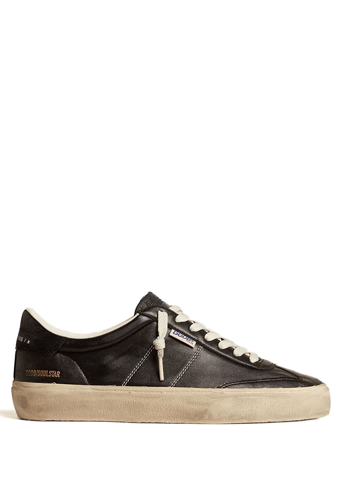 Golden Goose Soul Star Siyah Erkek Deri Sneaker