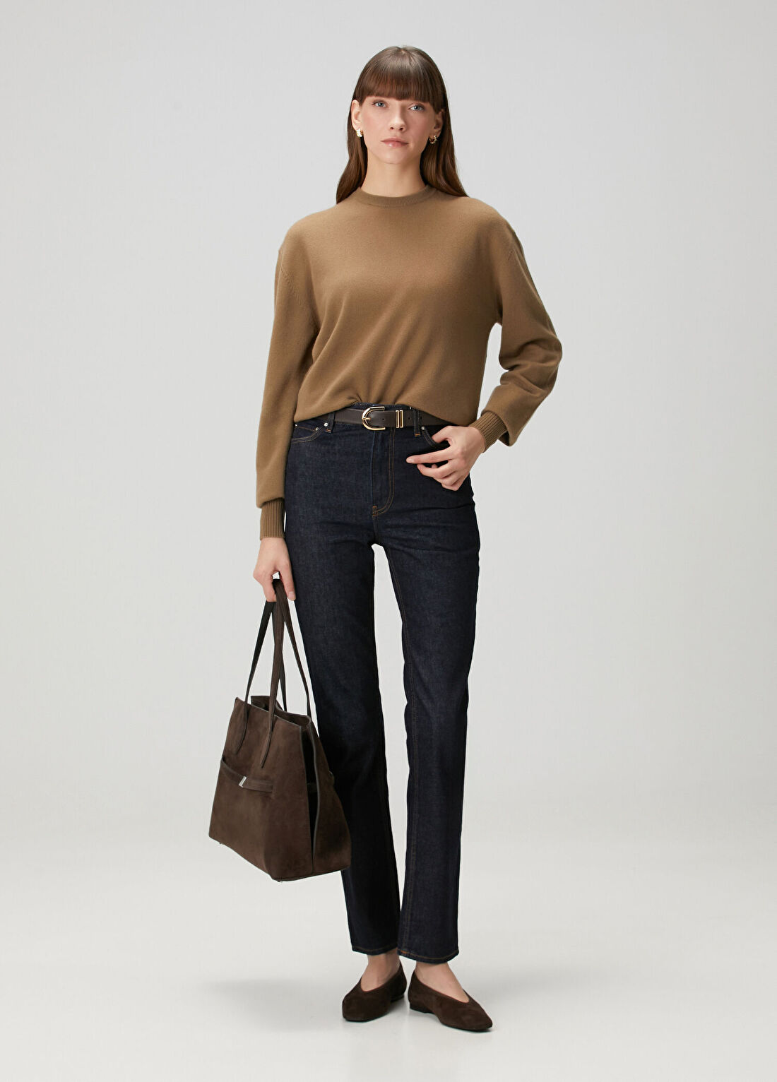 Toteme Koyu Mavi Slim Fit Jean Pantolon
