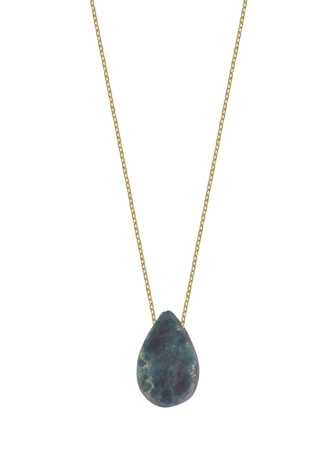 Hems Jewellery Damla Rubizoit 14 Ayar Altın Kadın Kolye