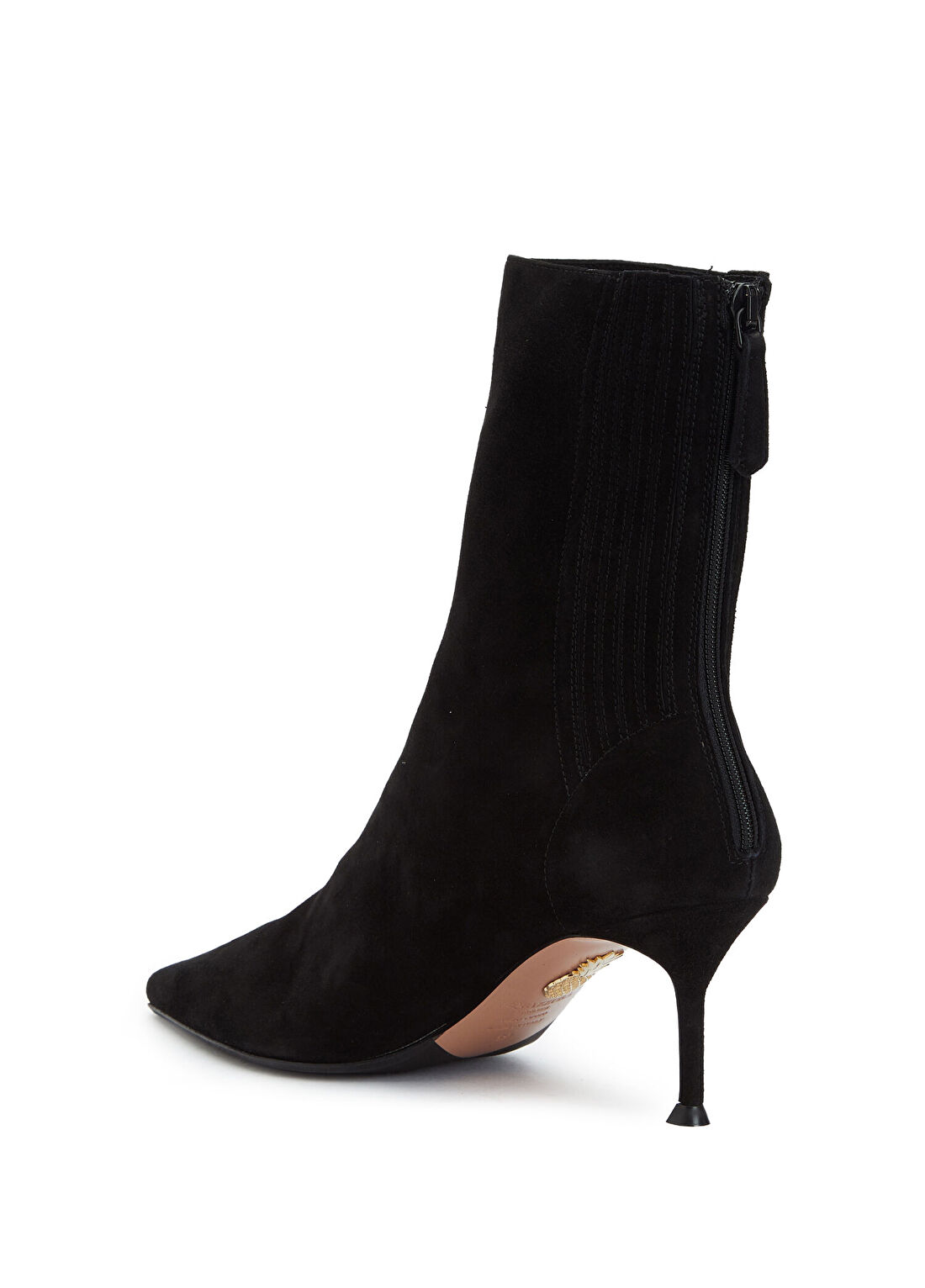 Aquazzura Saint Honore Siyah Kadın Süet Bot görsel 3