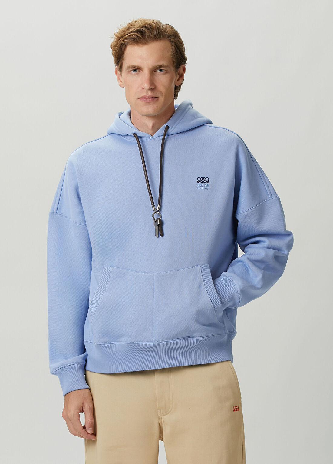 Loewe Mavi Kapüşonlu Sweatshirt
