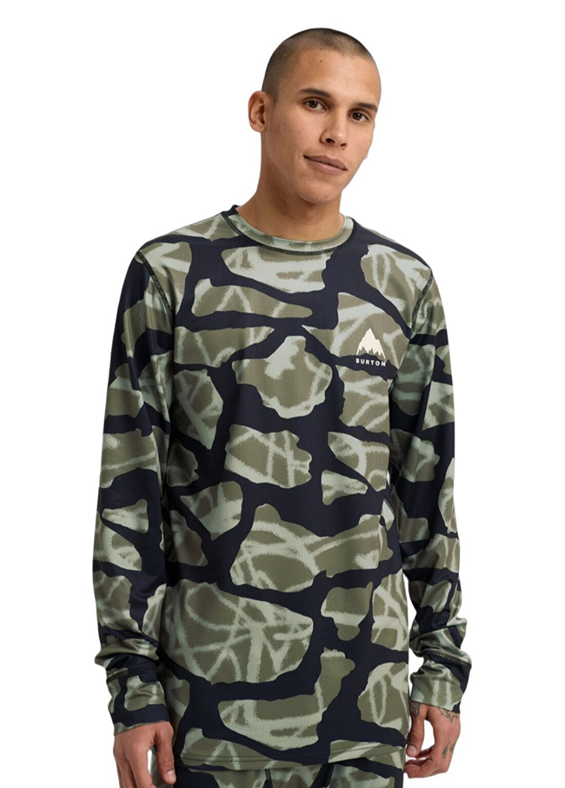 Burton Lightweight X Base Layer Crewneck Erkek İçlik Üst görsel 3