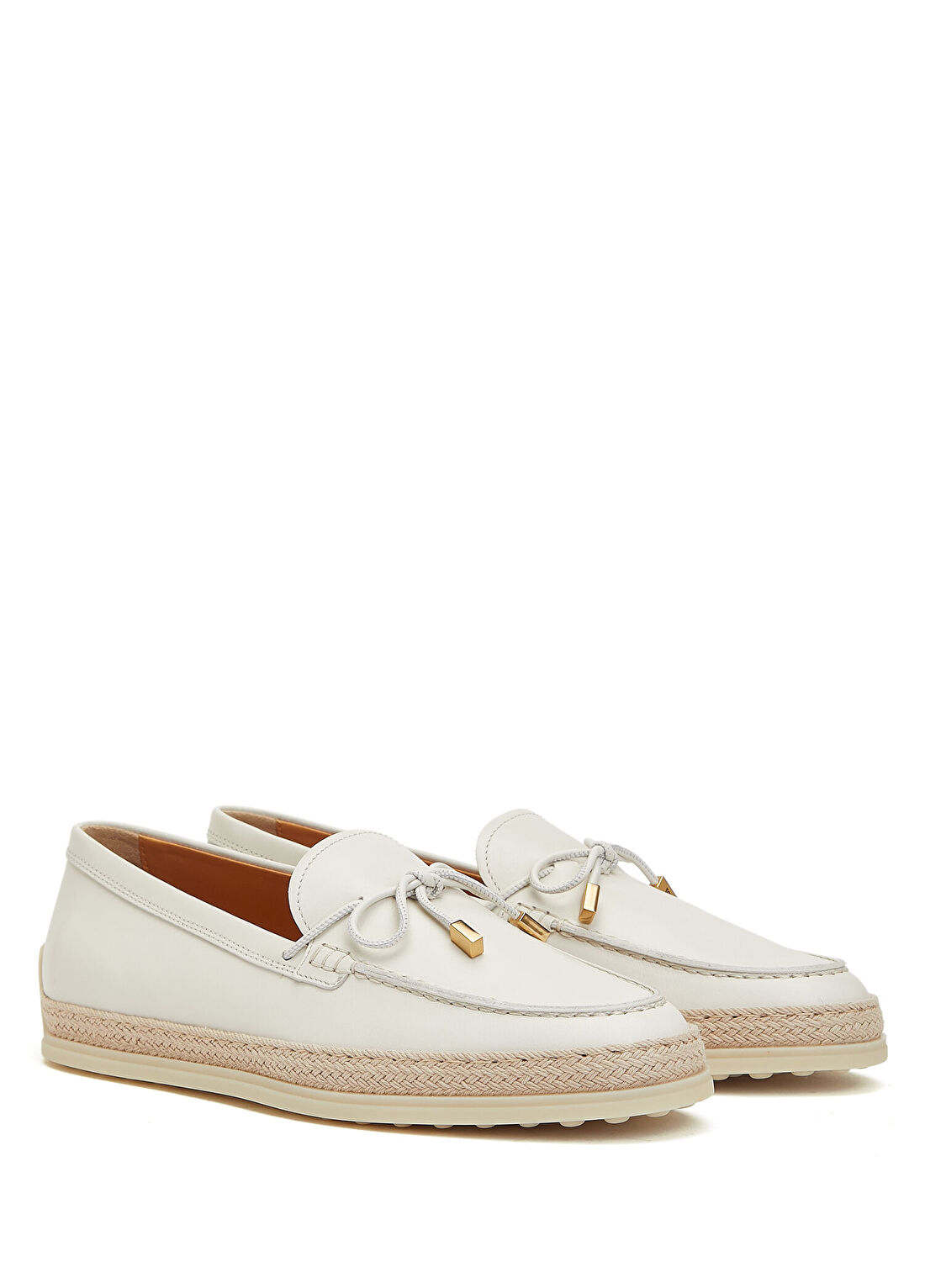 Tod's Beyaz Kadın Deri Loafer görsel 2