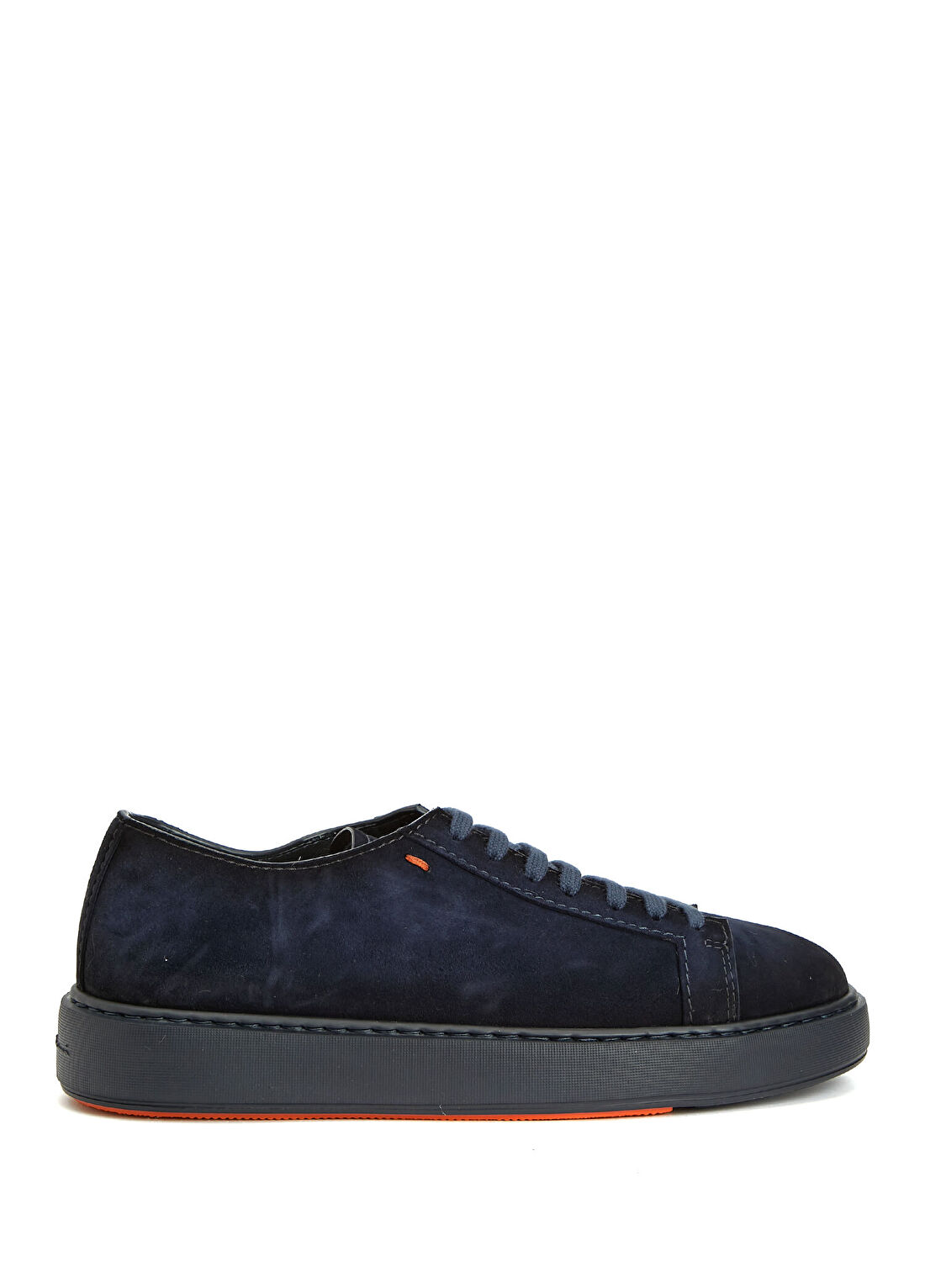 Santoni Mavi Erkek Süet Sneaker