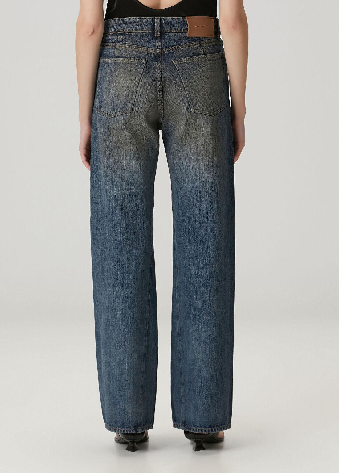 Our Legacy Treble Cut Mavi Jean Pantolon görsel 4