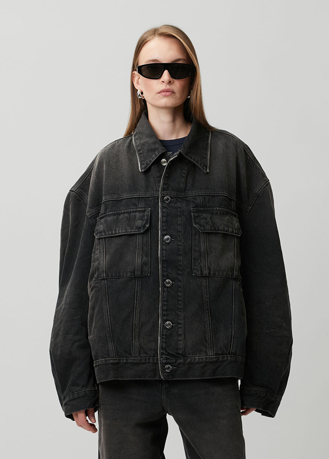 Haikure Legacy Siyah Denim Ceket