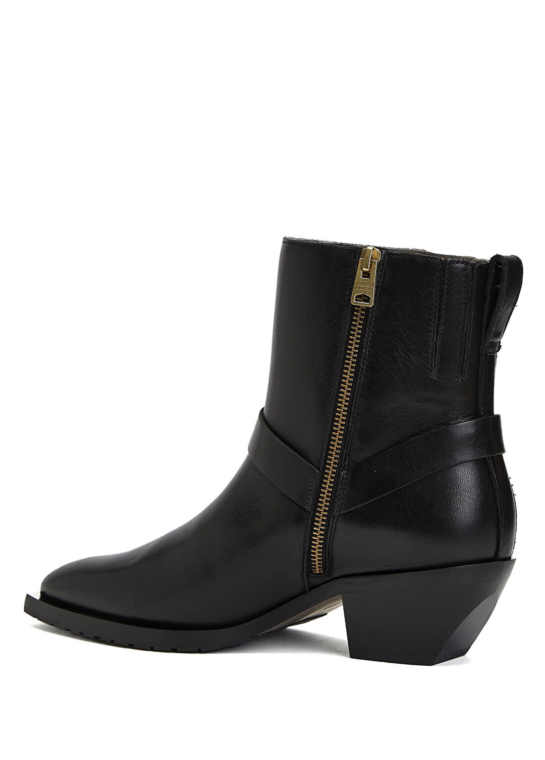 AllSaints Fox Siyah Kadın Deri Bot görsel 3