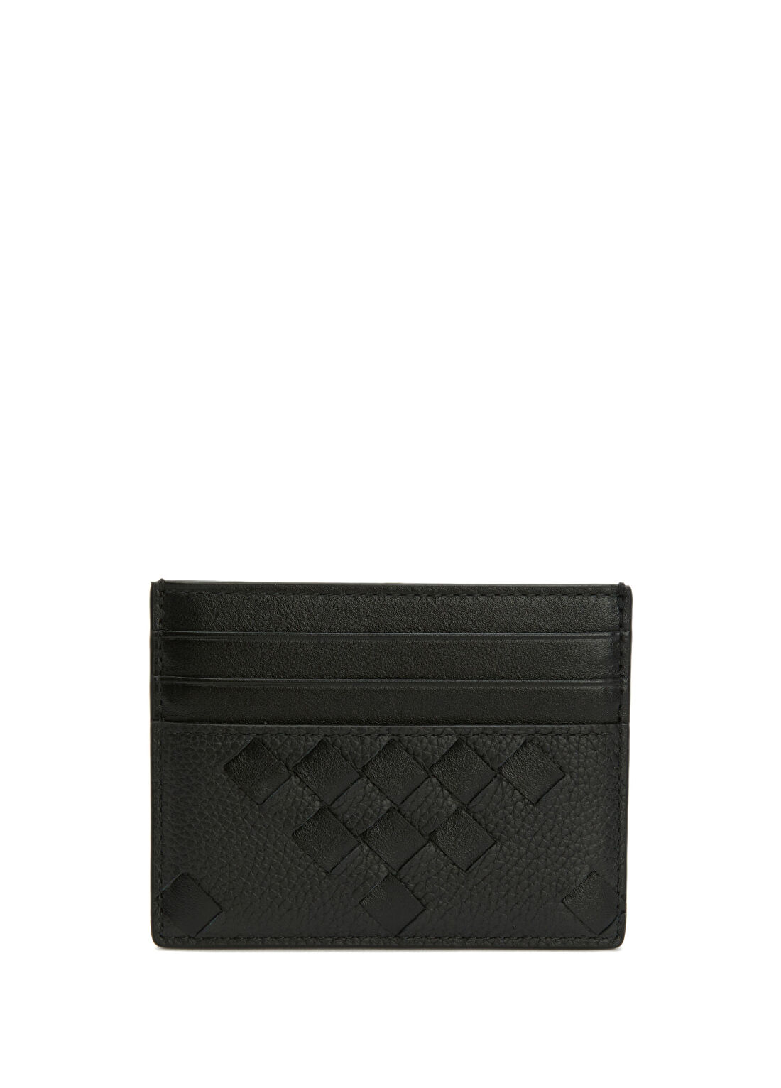 Bottega Veneta Siyah Erkek Deri Kartlık