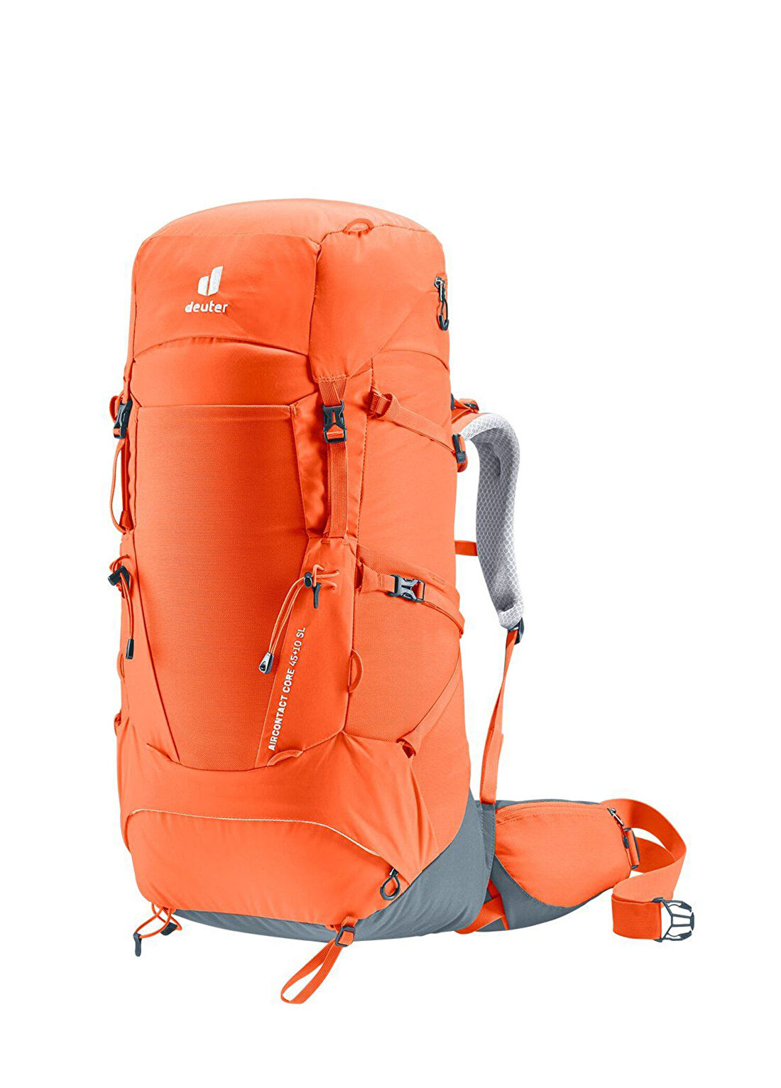 Deuter Aircontact Core SL Paprika Graphite Kadın Outdoor Sırt Çantası 45 + 10 Lt