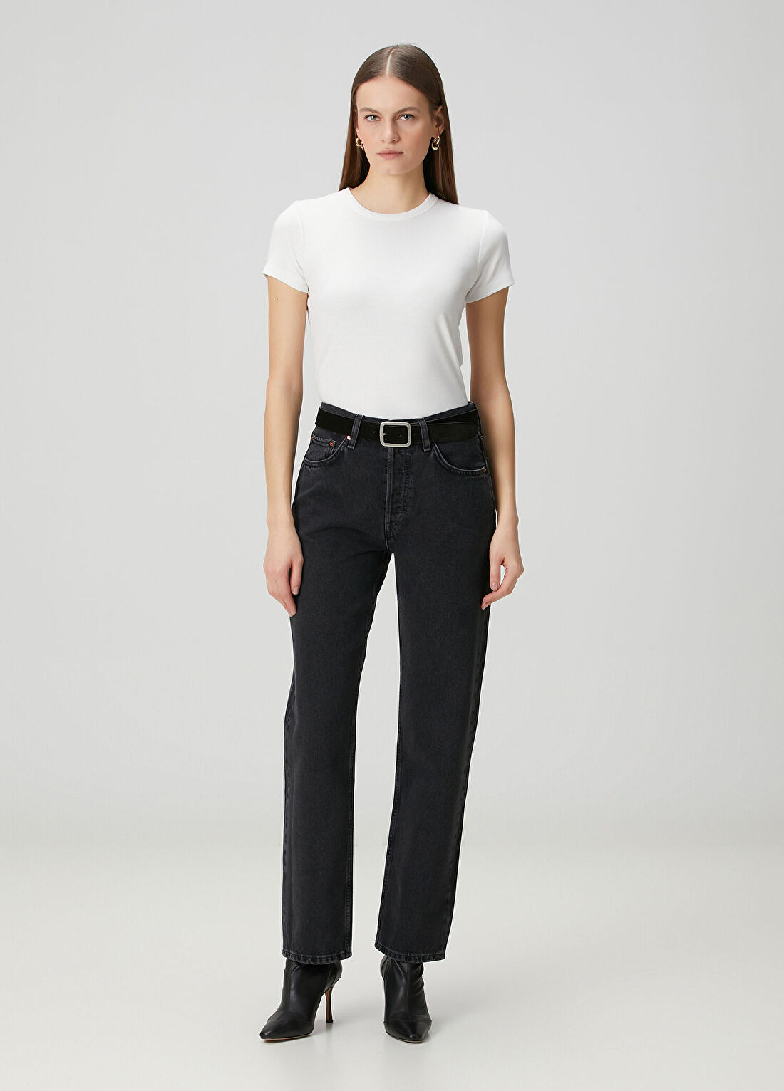 Re/Done Siyah Jean Pantolon