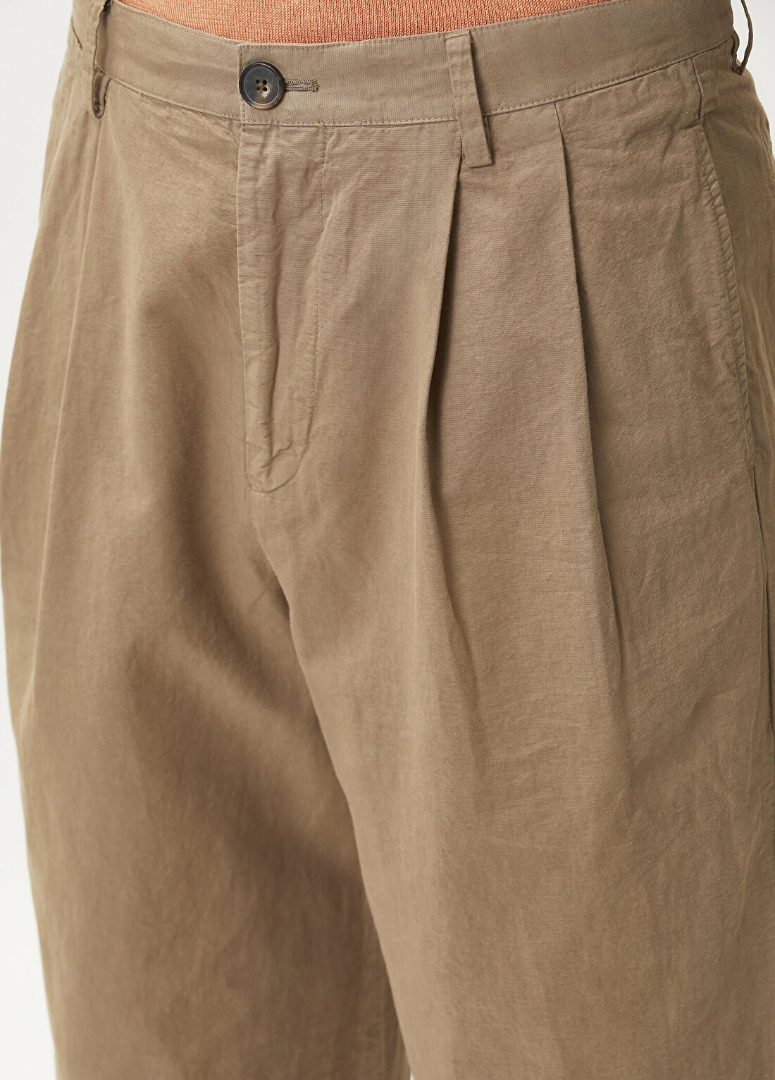 PS Paul Smith Bej Pileli Pantolon görsel 4