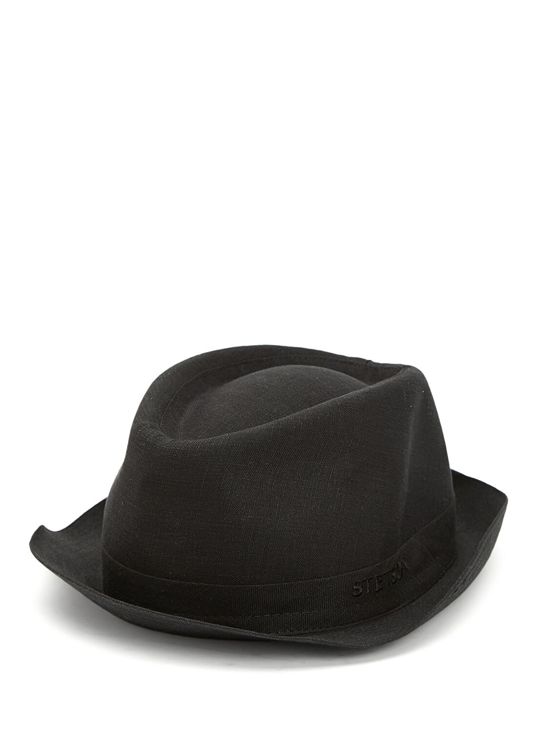 Stetson Siyah Erkek Keten Şapka