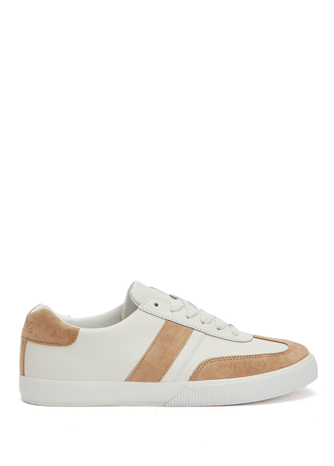 Lauren Ralph Lauren Braylee Taba Beyaz Kadın Deri Sneaker