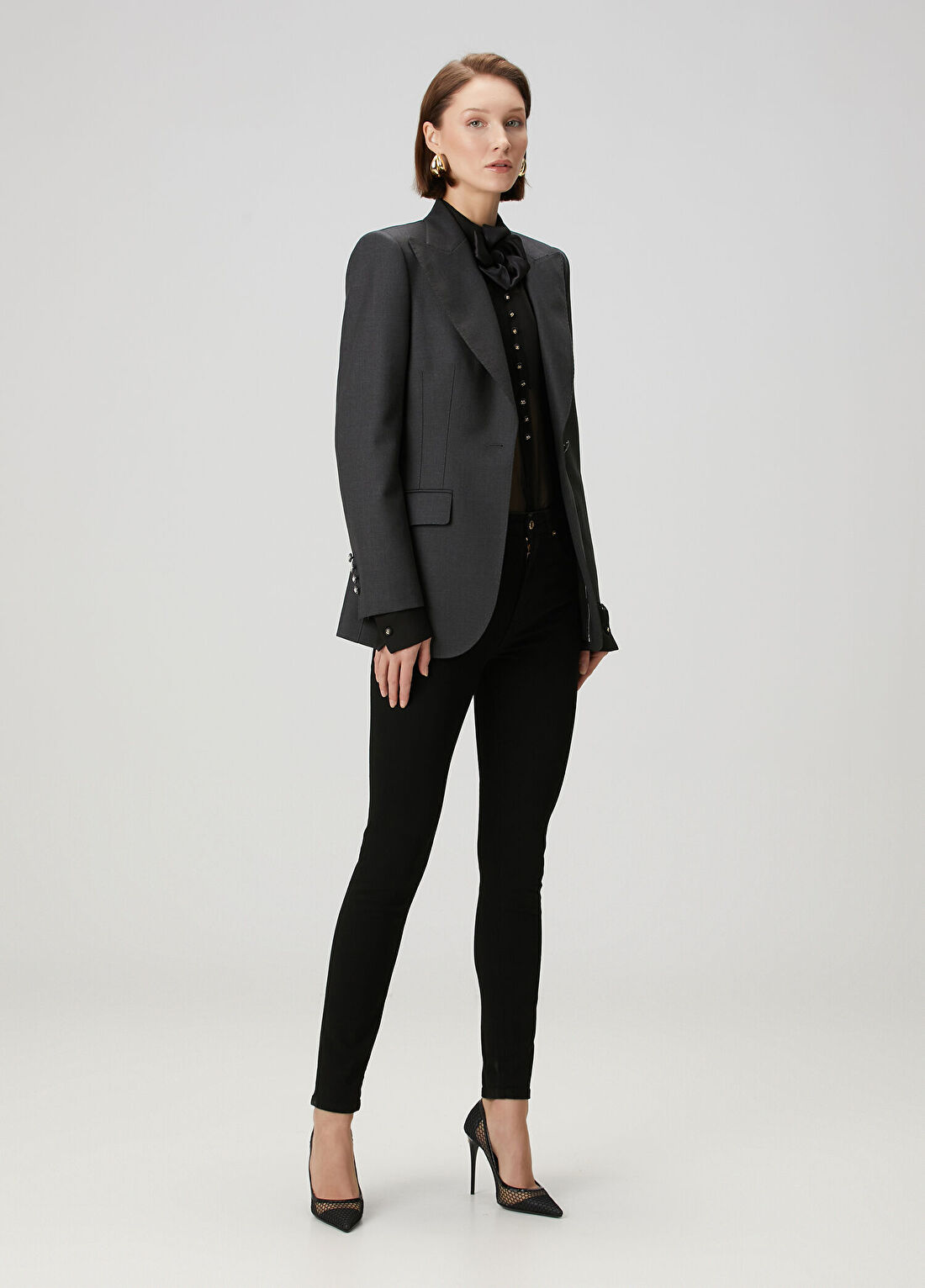 Dolce&Gabbana Siyah Skinny Jean Pantolon