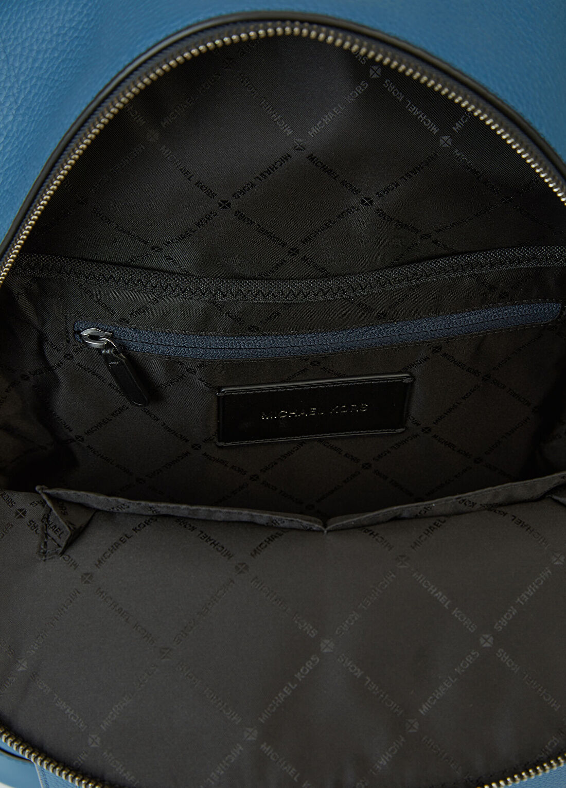 Michael Kors Mavi Erkek Deri Sırt Çantası görsel 4