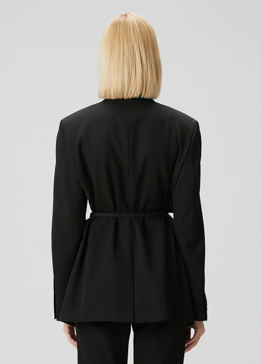 Balenciaga Siyah Yün Ceket görsel 4