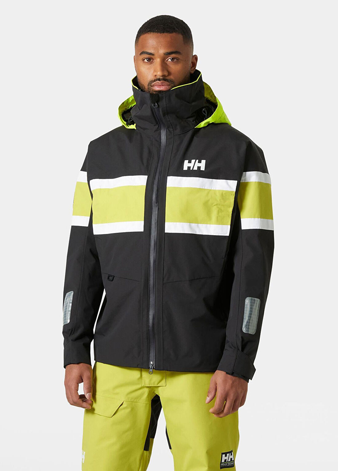 Helly Hansen Salt Original Ebony Kapüşonlu Erkek Mont görsel 2