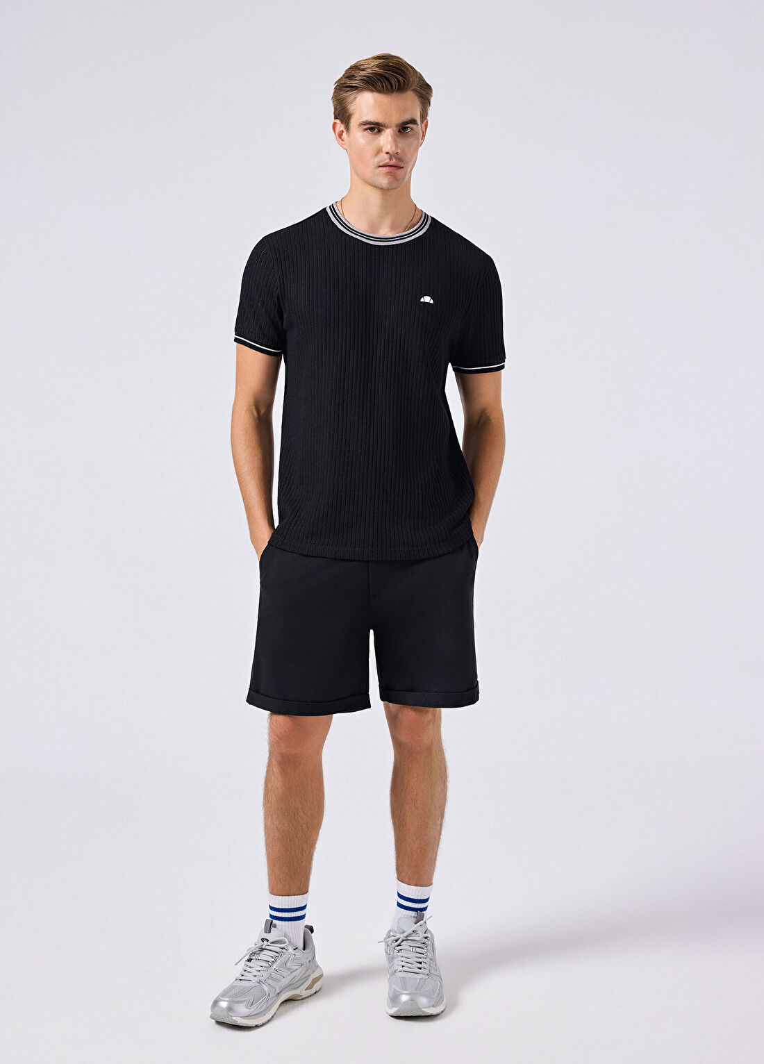 Ellesse Siyah Pamuklu Erkek Şort 6SM4014-BK