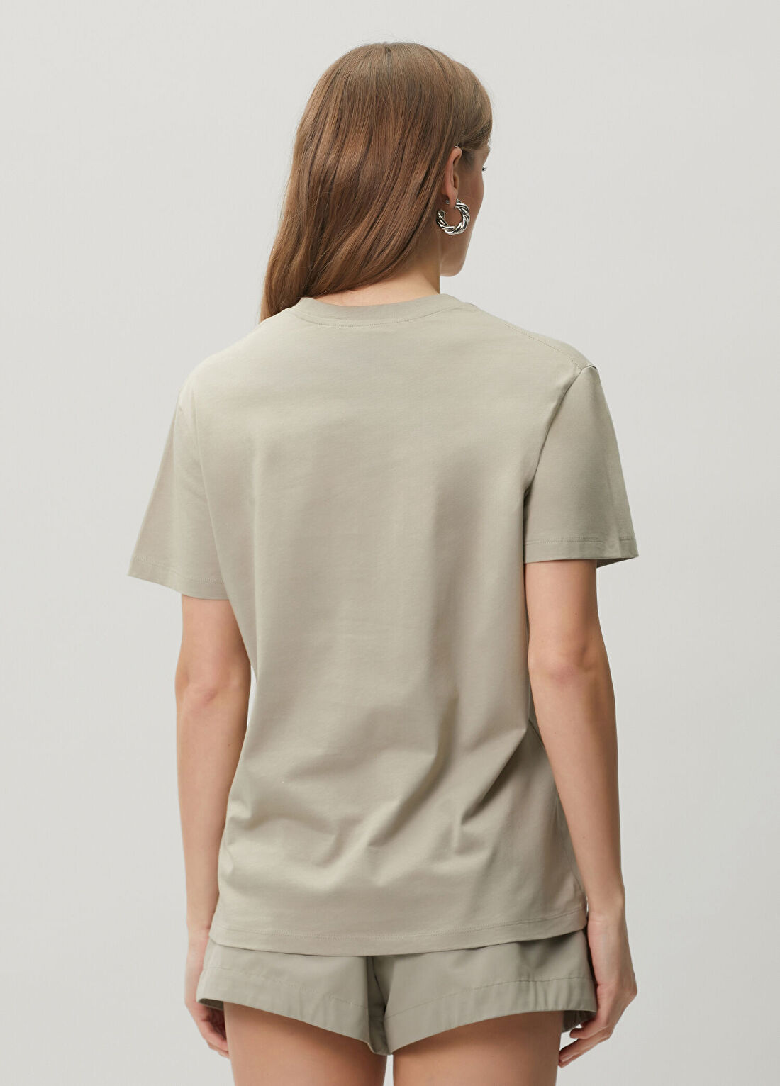 Wardrobe Nyc Bej T-shirt görsel 4