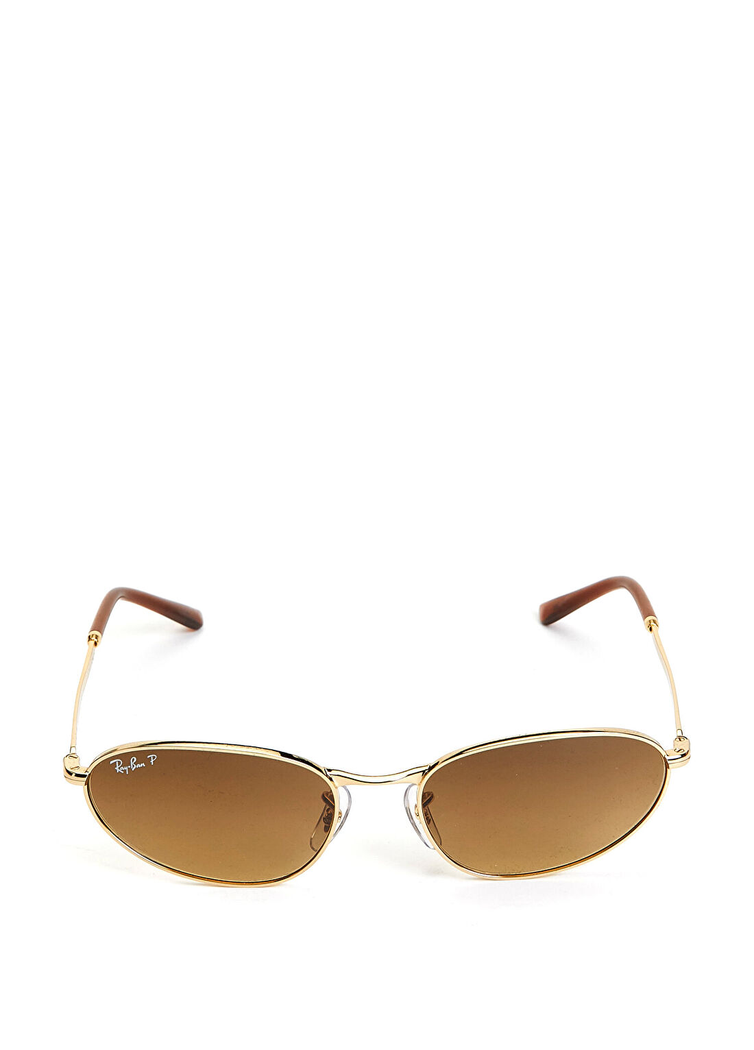 Ray-Ban Gold Metal Çerçeveli Unisex Güneş Gözlüğü
