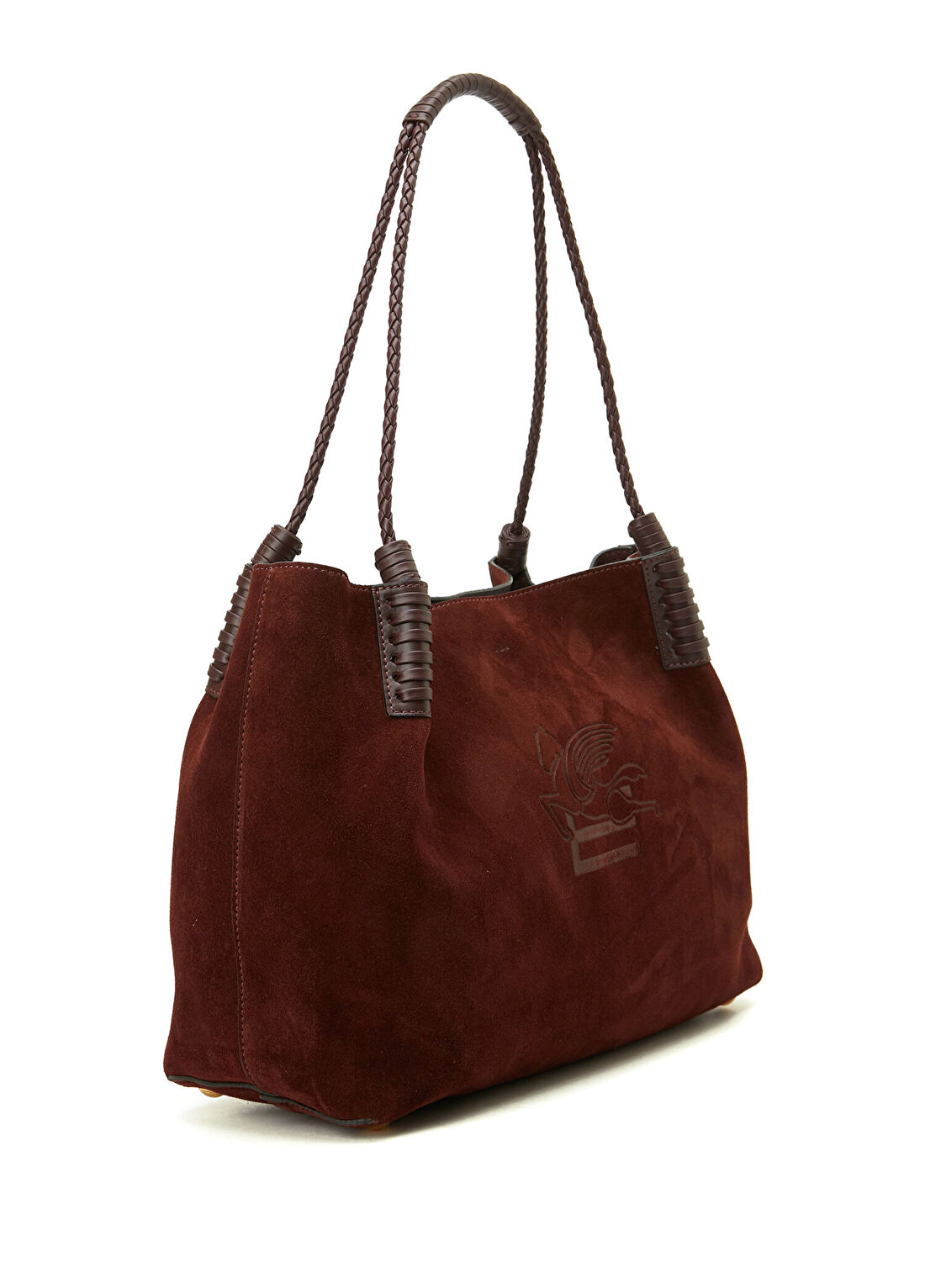 Etro Bordo Kadın Süet Çanta görsel 3