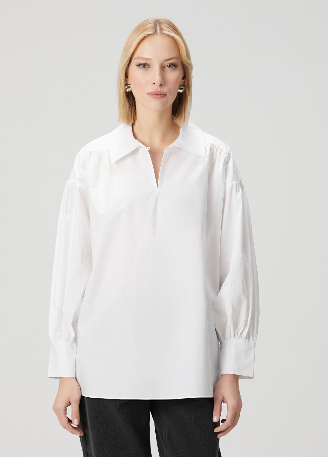 By Malene Birger Leonora Beyaz Bluz