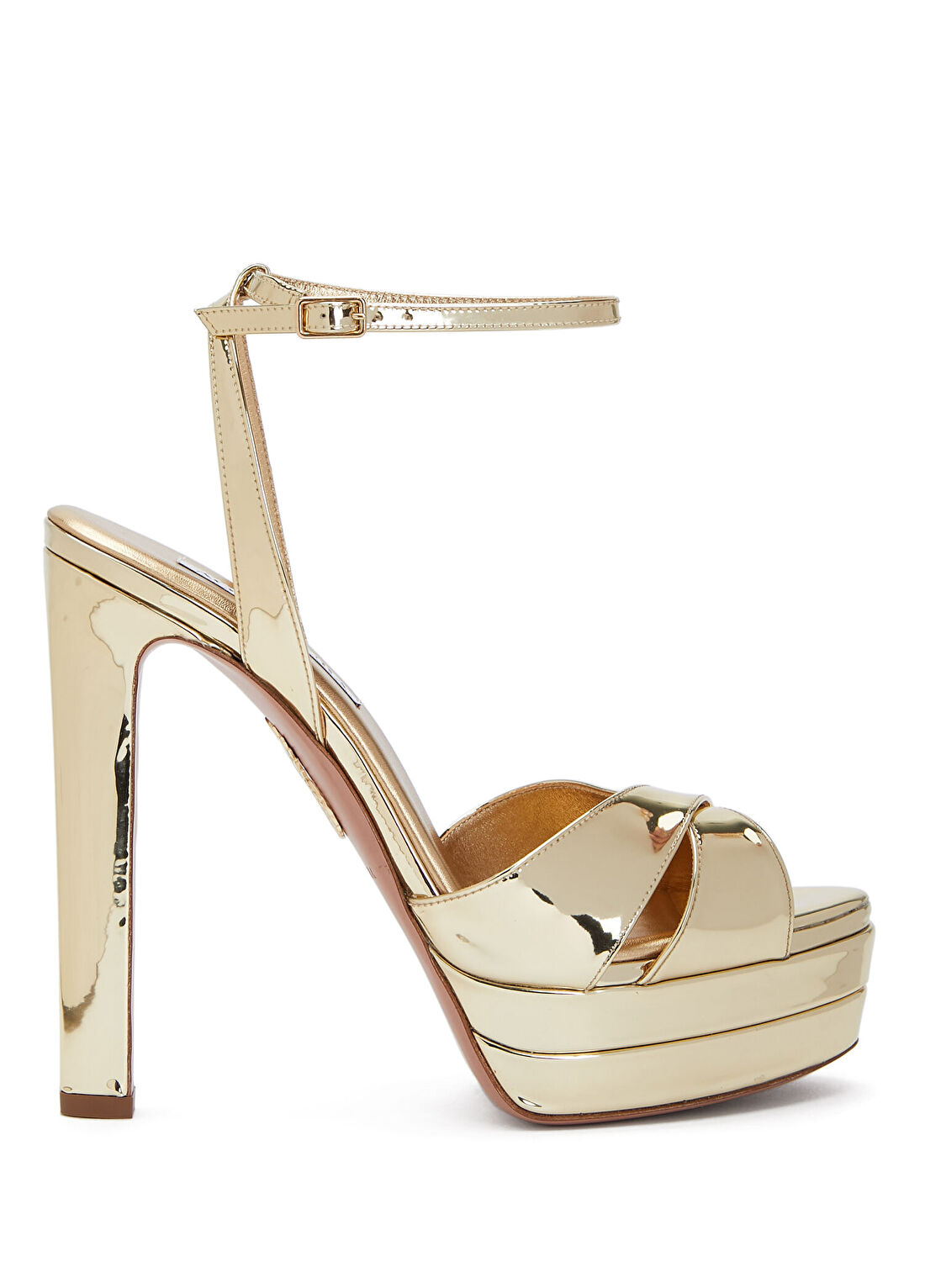 Aquazzura Divine Gold Kadın Sandalet