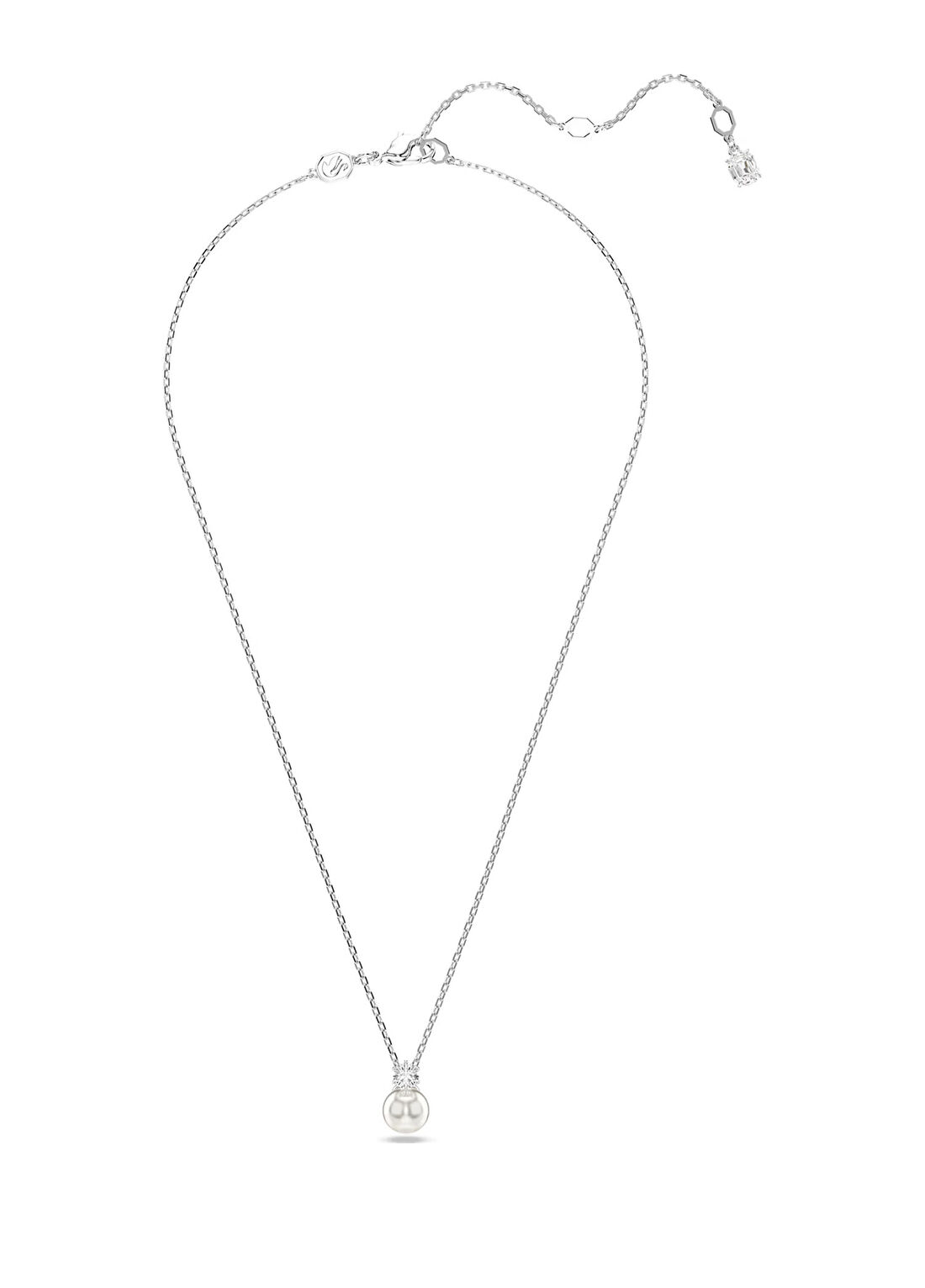 Swarovski Matrıx Pend Pendant Whıte Rhs Kadın Kolye