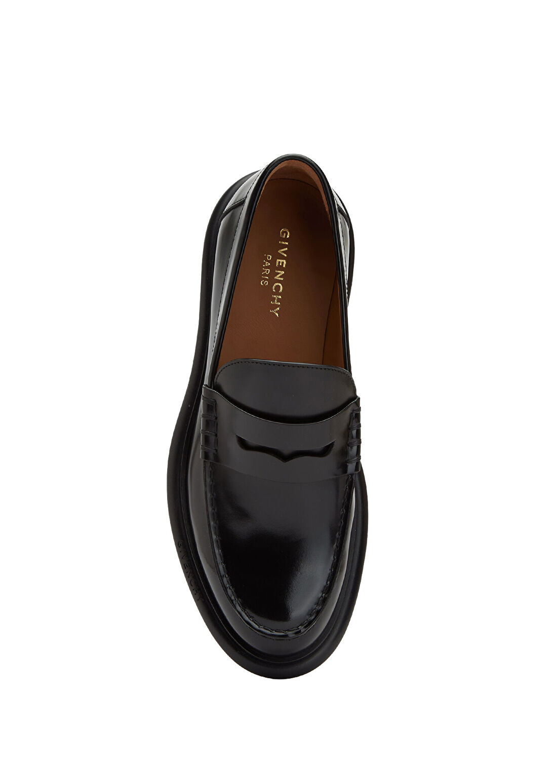 Givenchy Gent Siyah Bantlı Kadın Deri Loafer görsel 4
