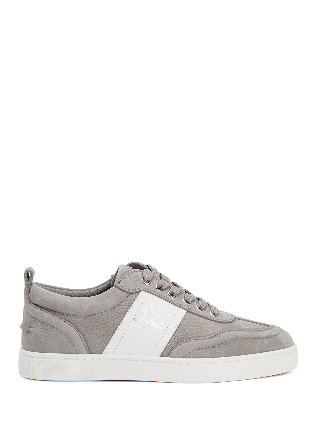 Christian Louboutin Retero Gri Erkek Nubuk Deri Sneaker
