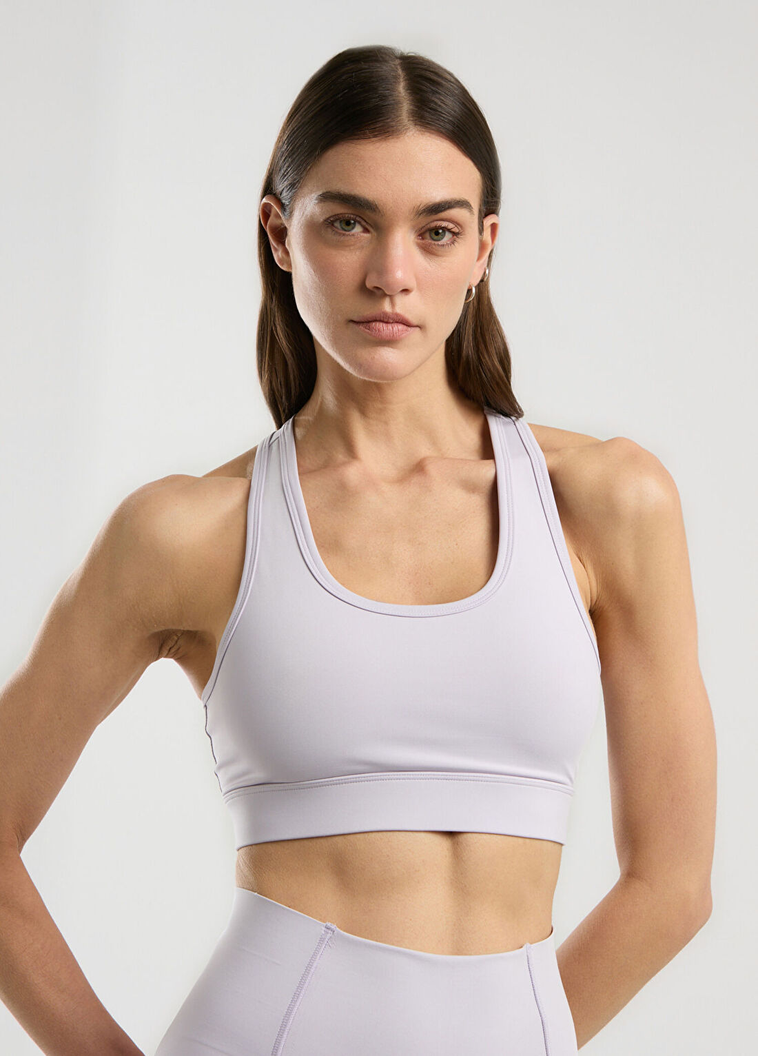 Everlast Everfit Training Essentials Lila Cross Back Kadın Sporcu Sütyeni görsel 2