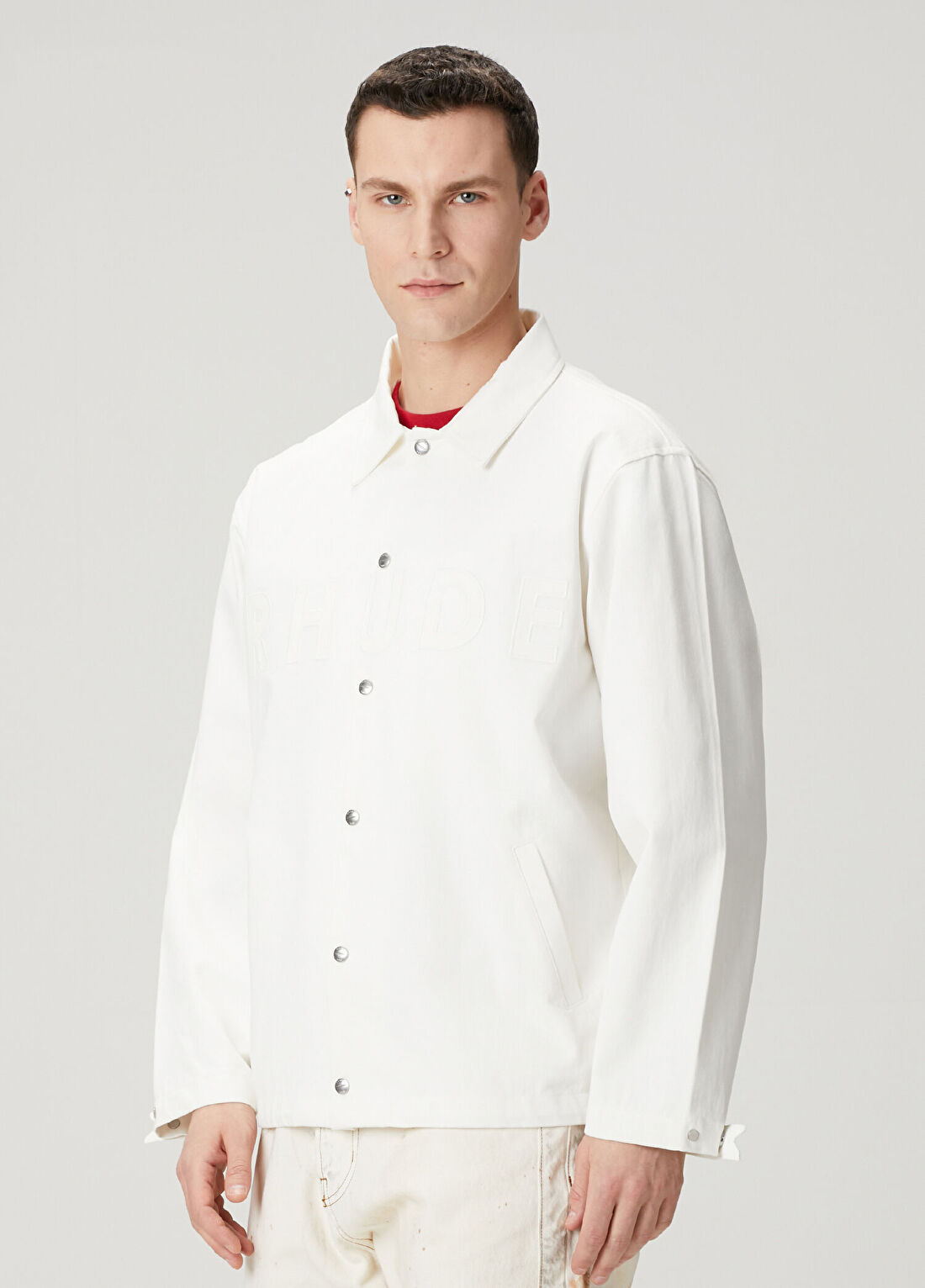 Rhude Beyaz Mont görsel 3