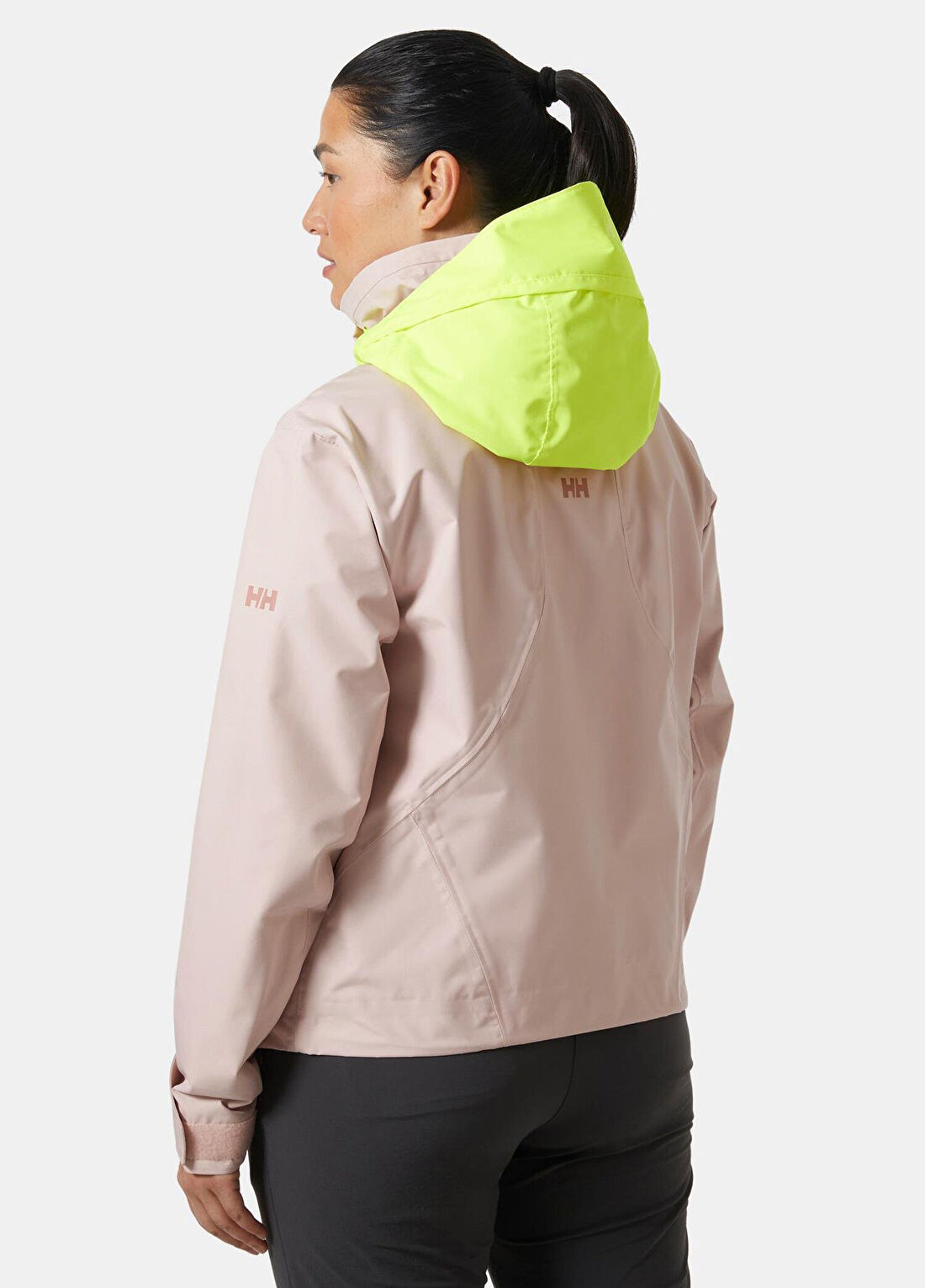 Helly Hansen W Inshore Cup Pink Cloud Kapüşonlu Kadın Mont görsel 3