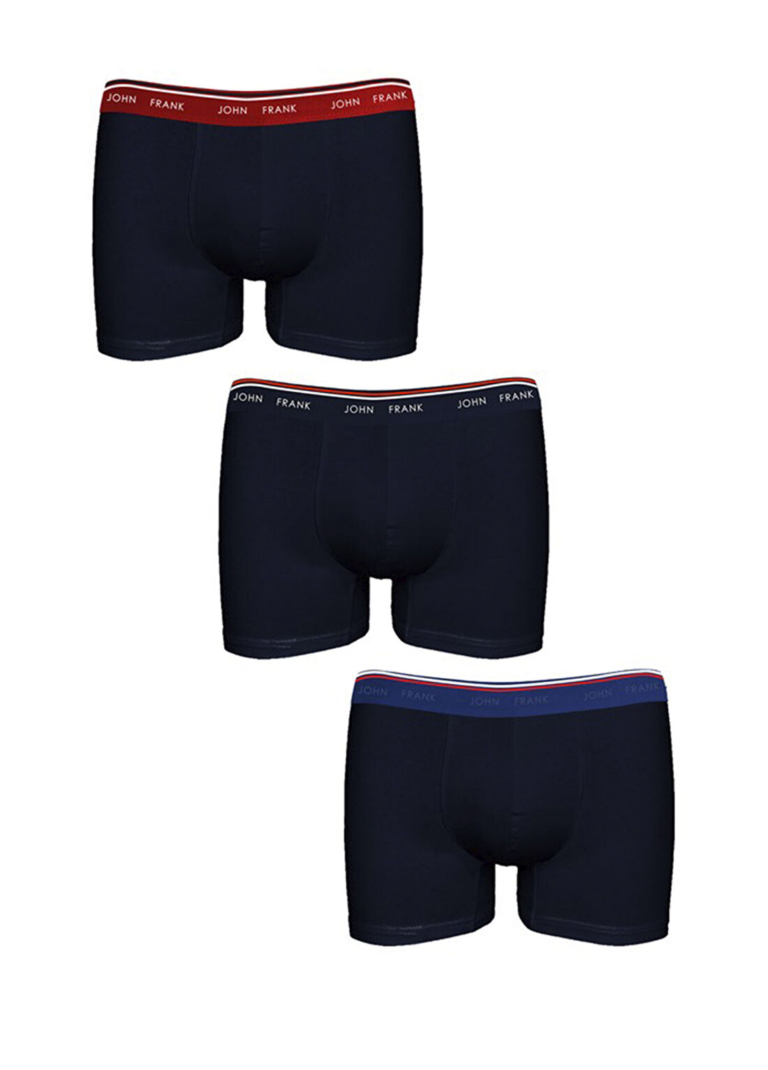 John Frank Lacivert 3lü Boxer Seti