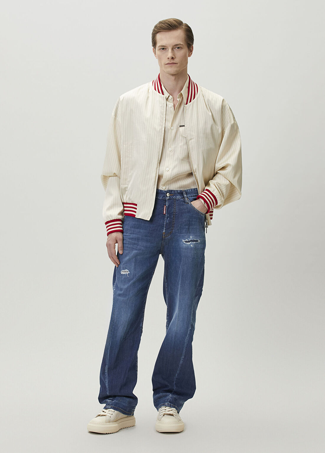 Dsquared2 Loose Fit Mavi Jean Pantolon
