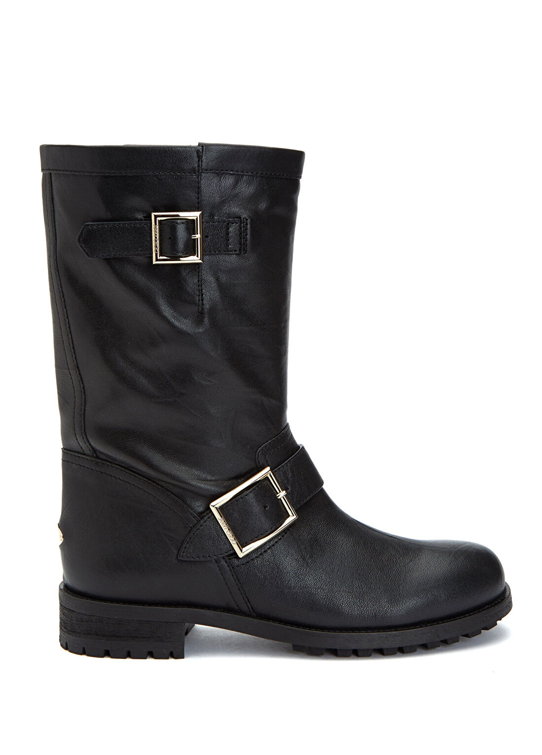Jimmy Choo Biker Siyah Kadın Deri Bot