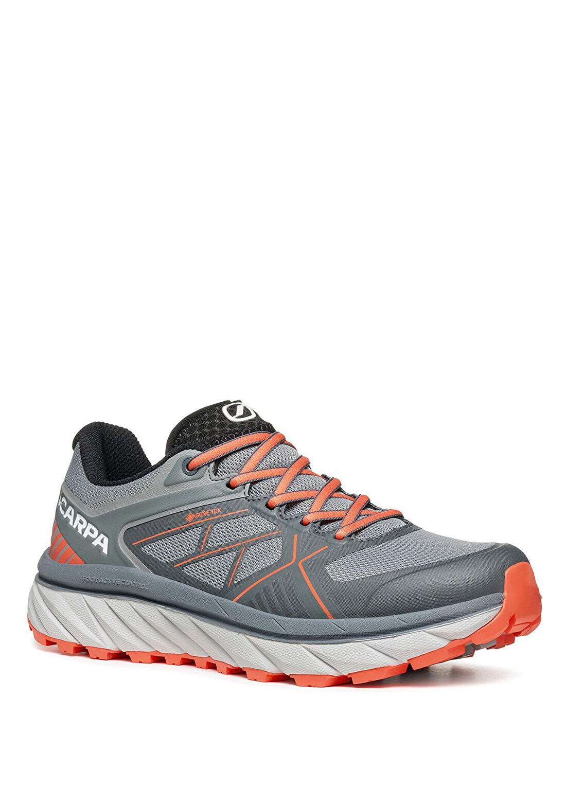 Scarpa Spin Infinity WMN Gore-Tex Gray Coral Red Kadın Koşu Ayakkabısı görsel 2