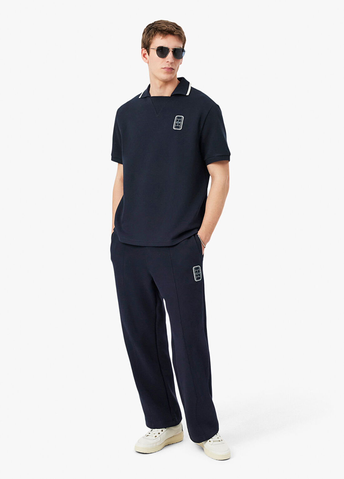Lacoste Lacivert Loose Fit Erkek Eşofman Altı