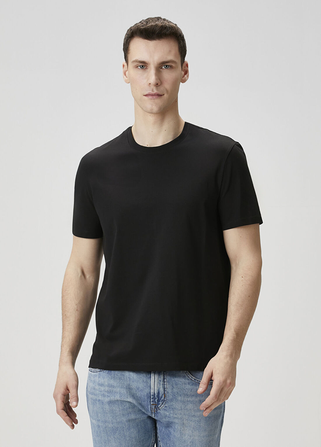 7 For All Mankind Siyah Basic T-shirt