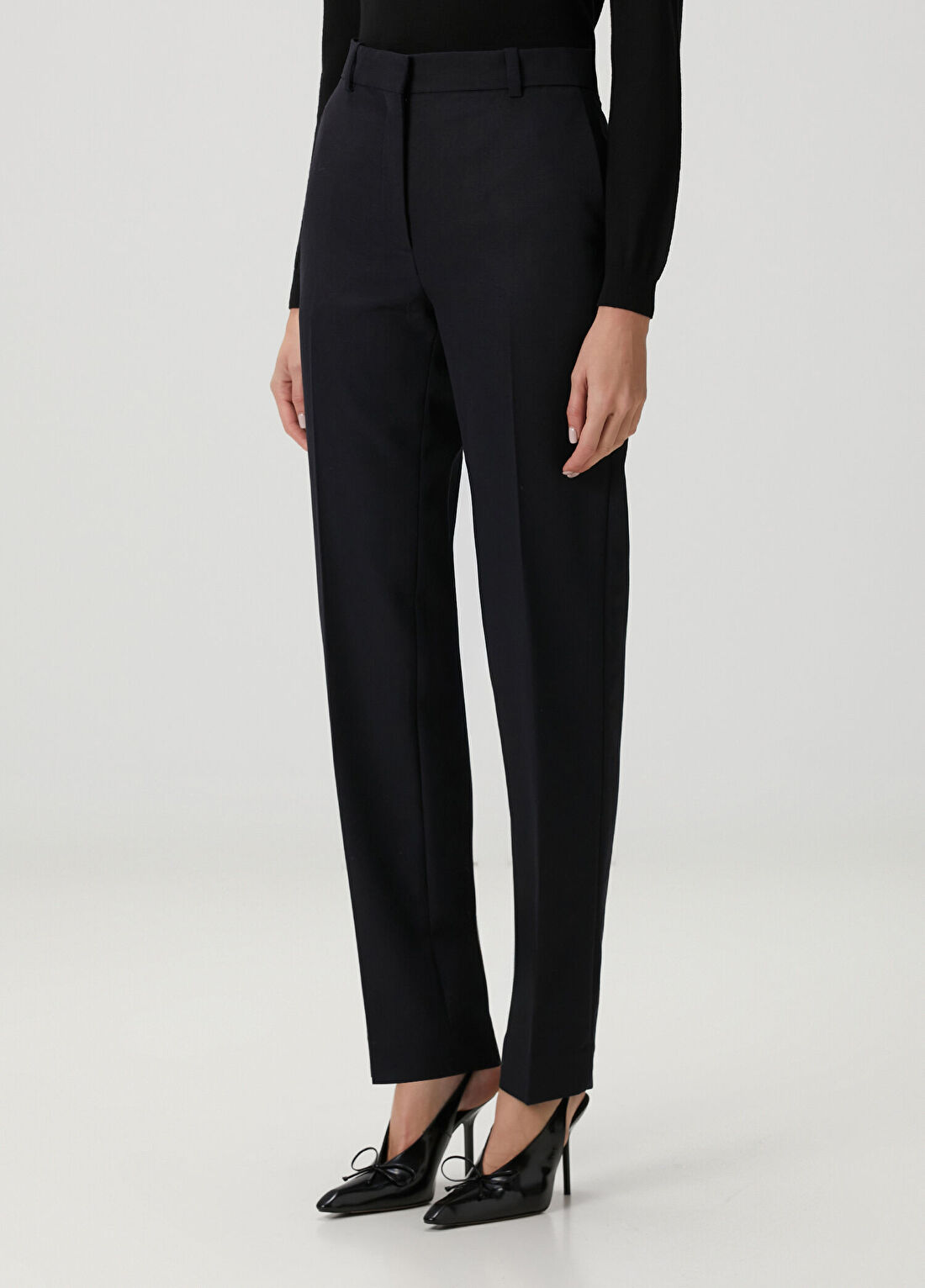 Jacquemus Lacivert Yün Pantolon görsel 3