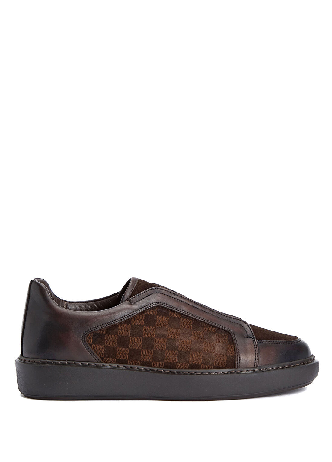Network Kahverengi Süet Garnili Erkek Sneaker