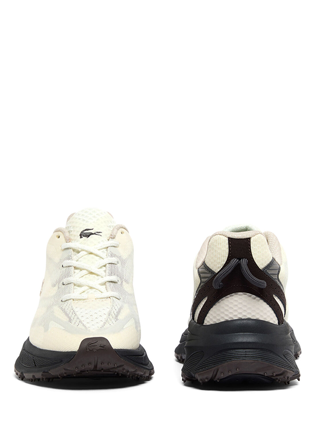 Lacoste L003 Neo Shot Krem Fileli Erkek Sneaker görsel 4