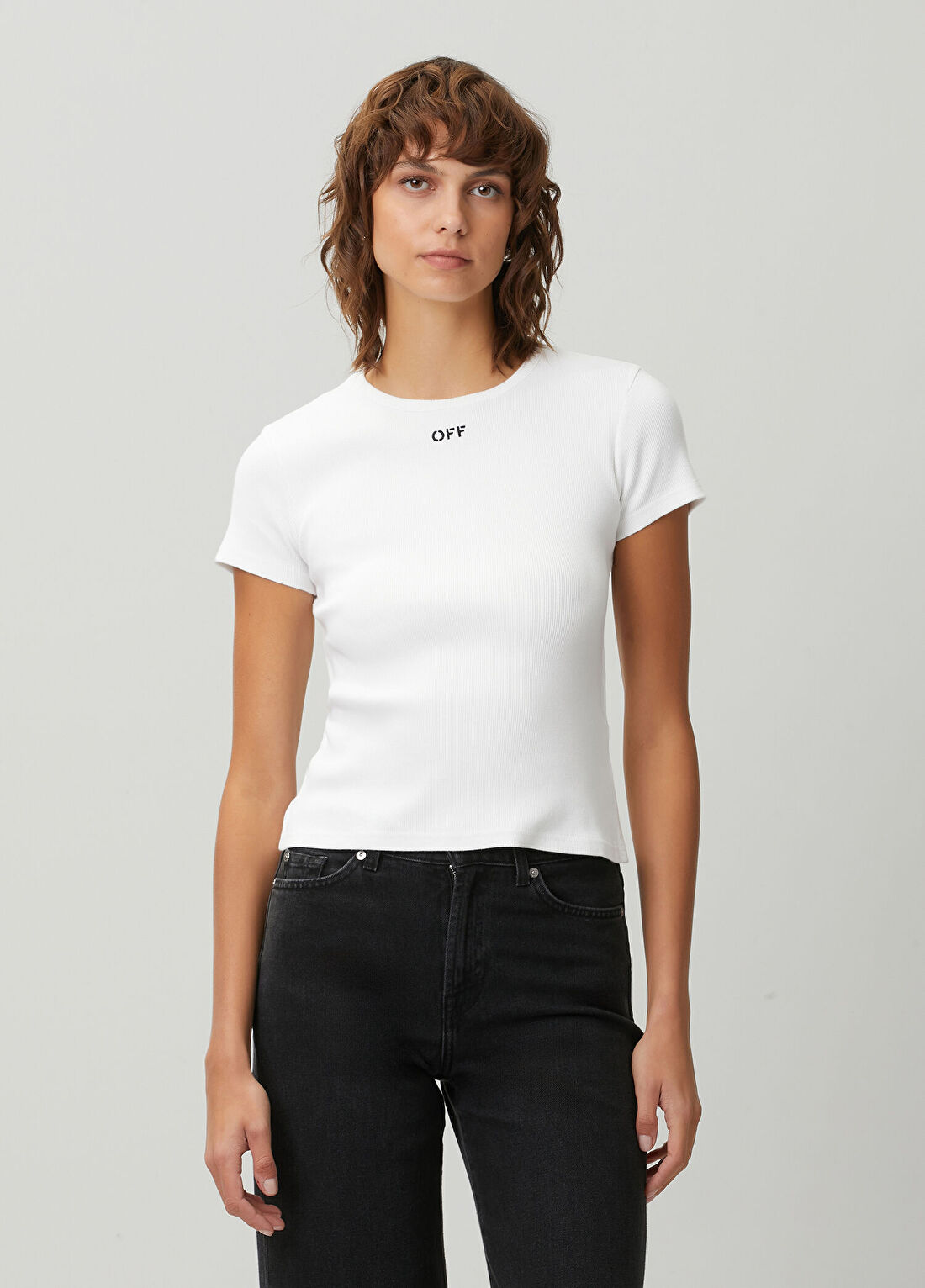 Off-White Beyaz Logolu T-shirt