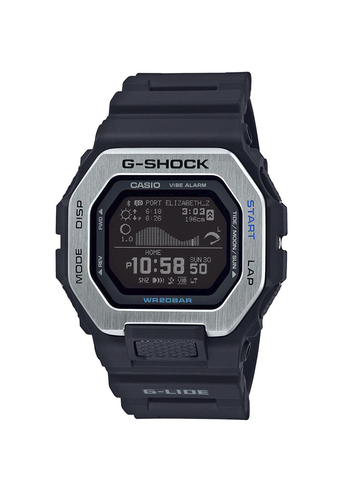 Casio G-Shock GBX-100-1DR Siyah Silikon Erkek Kol Saati